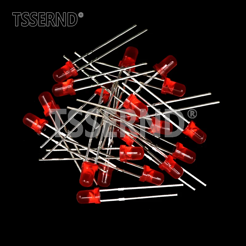 Vibrant 3mm LED Diode Pack: 100-Piece Assorted Color Kit