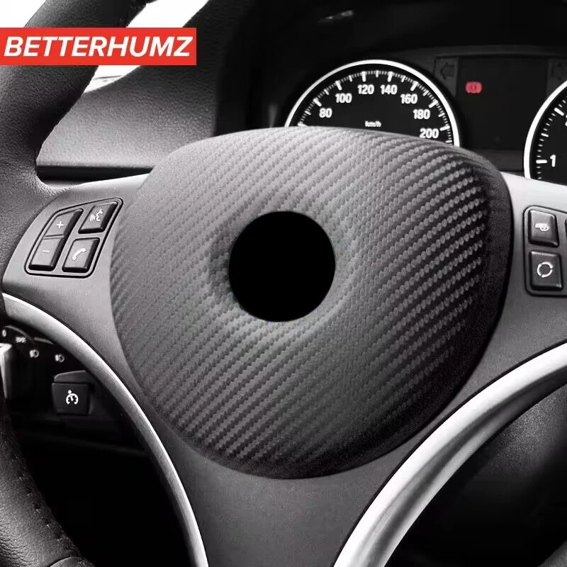 Alcantara Steering Stitch Wheel Wrap Cover Trim For BMW E90 E92 E93  2009-2012