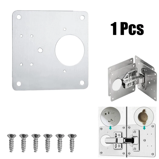 1/2/4 /10Pcs Hinge Repair Plate Cupboard Door Hinge Fixing