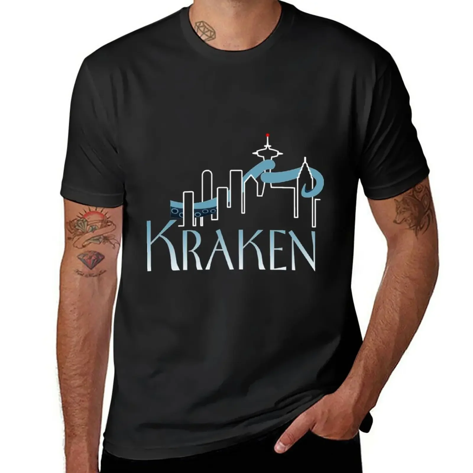 

Kraken and Scrambled Eggs T-Shirt summer top aesthetic clothes blacks mens cotton t shirts