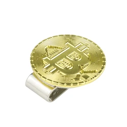 Magnetic Golf Ball Marker with Hat Clip - Birdie One Putt Eagle Tiger Design (Golden Coin Clip)