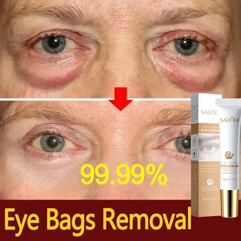 Snail Wrinkles Remover Eye Cream Anti-aging Puffiness Fade Fine Lines Remove Dark Circles Eye Bags Firming Moisturizing Eye Care - Thumbnail 3
