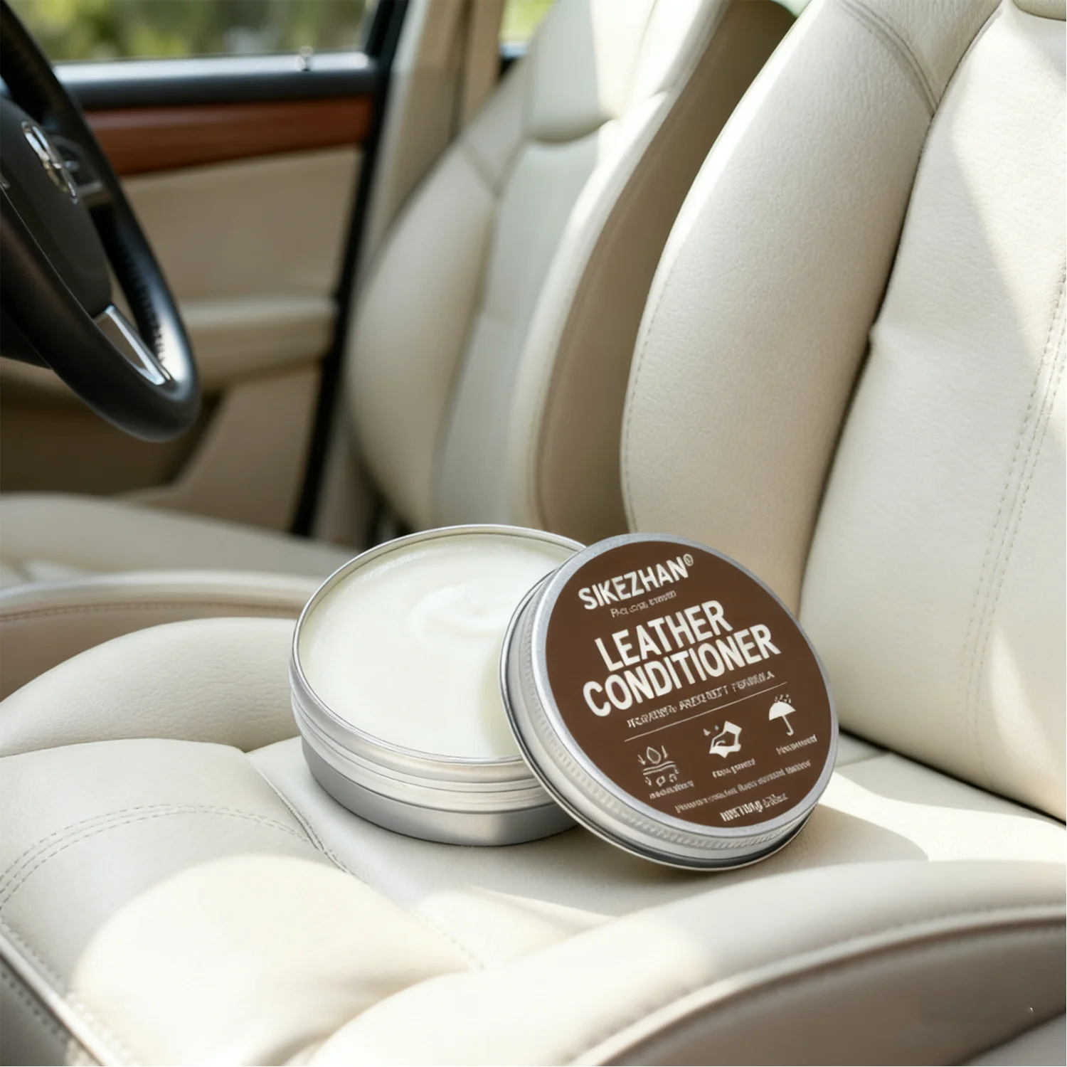 Leather Repair&Care:Cleaner,Conditioner,Balm-Scratch Remover,Polish Restorer,Color Renewer Sofas,Car Seats,Shoes-Solution