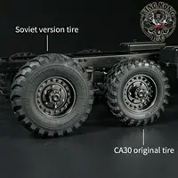 Kingkong RC 2PCS Soviet Version 1.75” Tire 95mm Fit for 1/12 Soviet ZIS150/CA30/Tamiya RC Truck D-T020 2