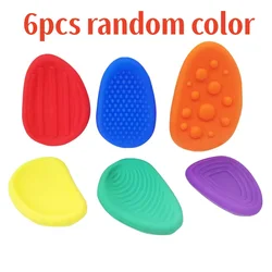 Sensory Fidget Toys Set - Textured Stress Relief and Calming Tools (6pcs random color)