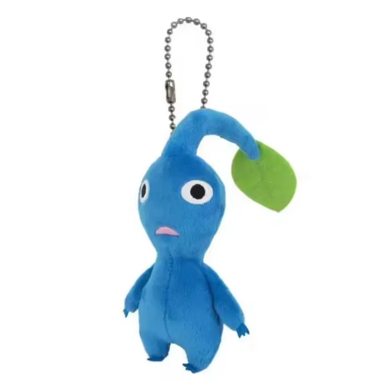 Cute Game PIKMIN Blue Plush Key Chain For Girls Boys Kids Children Toys plush toy,plush keychain,key chain