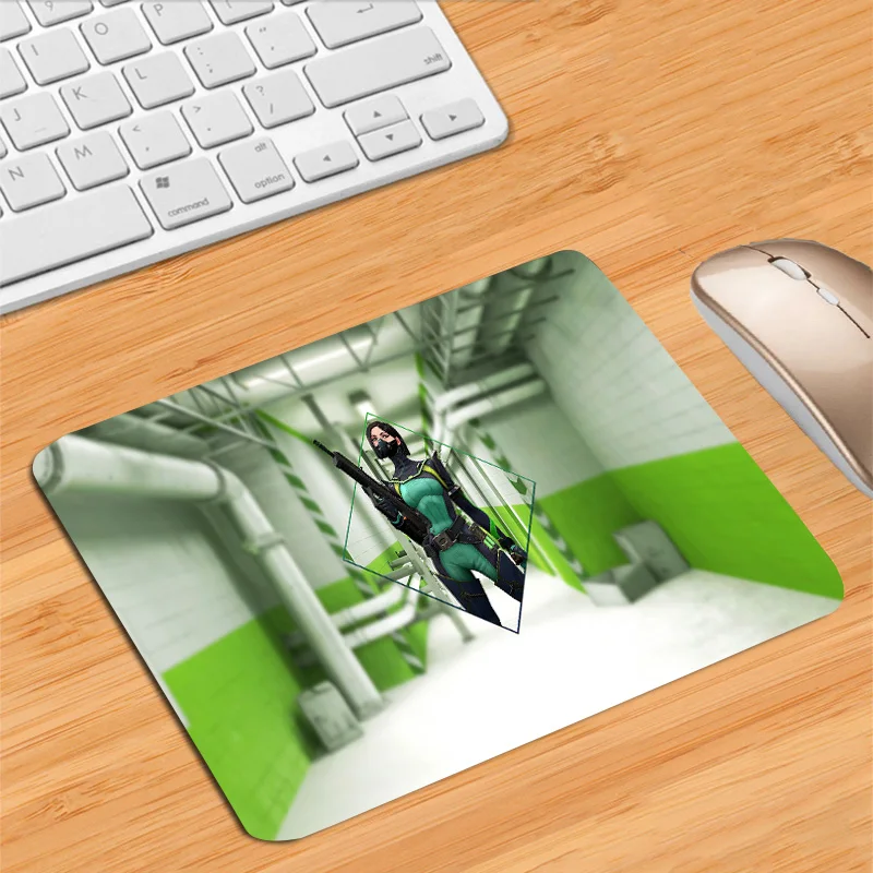 

Animation Kawaii Mouse Pad Game Setting Accessories Suitable for Office Laptop Game Cabinet Anti-Slip Square Keyboard Desk Mat