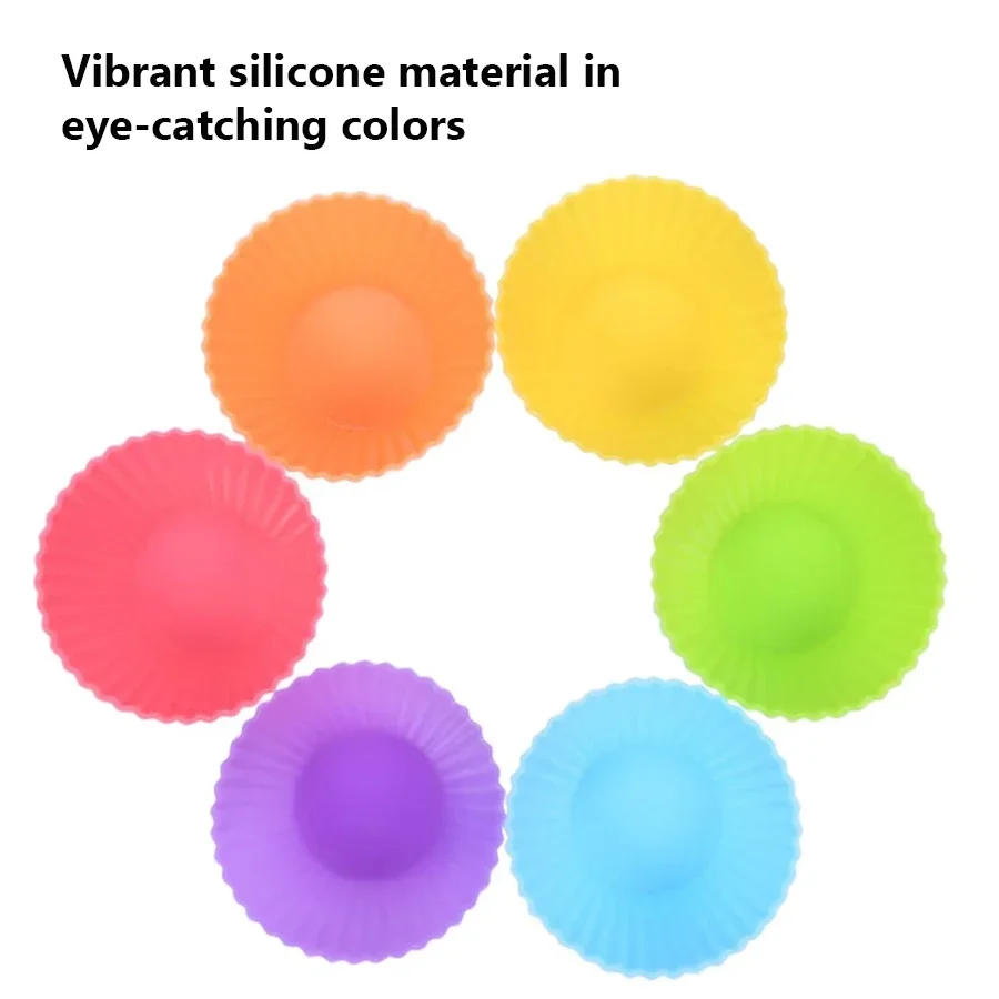 Silicone Cupcake Baking Molds 2