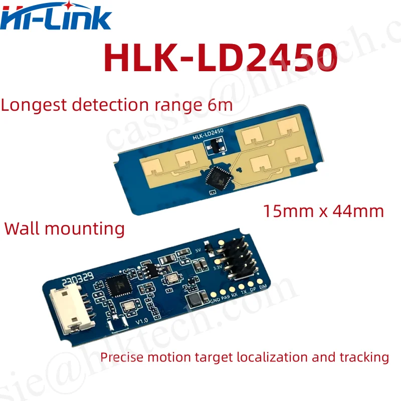 HI-LINK HLK-LD2450-SUIT 24G Human Motion Tracking Radar Speed Measurement High-sensitivity Mini Sensing Module 4