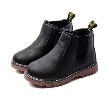 Retro Children's Riding Boots 2025 Spring Autumn Ankle Boots Fashion Kids Girls Casual Shoes Top Quality Boys Baby Leather Boots