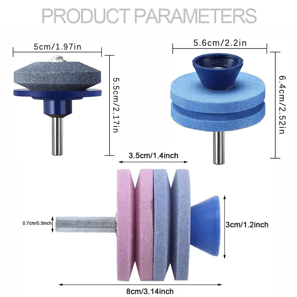 Riding Mower Sharpening Stone For Lawn Mower Blades Drill