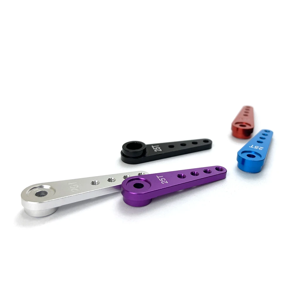 

Wholesale 4pcs Alloy 37mm 25T Metal Extension Steering Servo Arm Horn For 1/10 RC Cars Crawler Parts