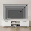 TV Stand for 50 55 60 65 70 75 Inch TV Entertainment Center for Living Room Modern Console with Storage Simple 4