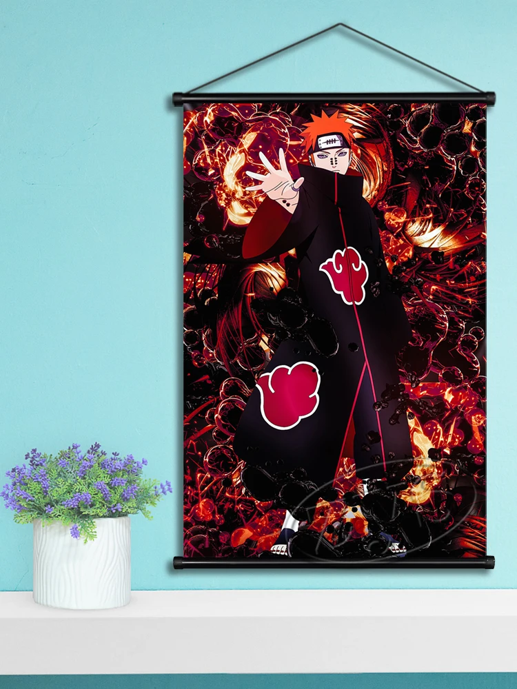 WerNerk Naruto Shippuden Poster Fabric Scroll Painting Wall Picture Naruto  Anime Characters Kakashi Uchiha Itachi Wall Scroll Hanging Decor(2  Sizes)(M: 30X45 cm H05) : : Home & Kitchen