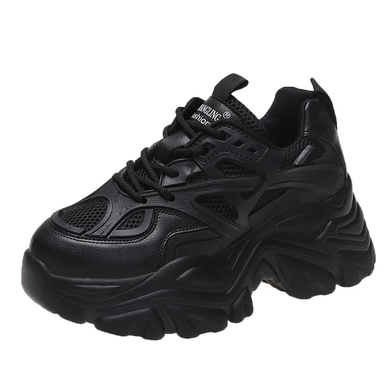 2023 SUMMER フィーチャー2 casual 2023 Women's Summer Platform Shoes Comfortable Lace-up Mesh