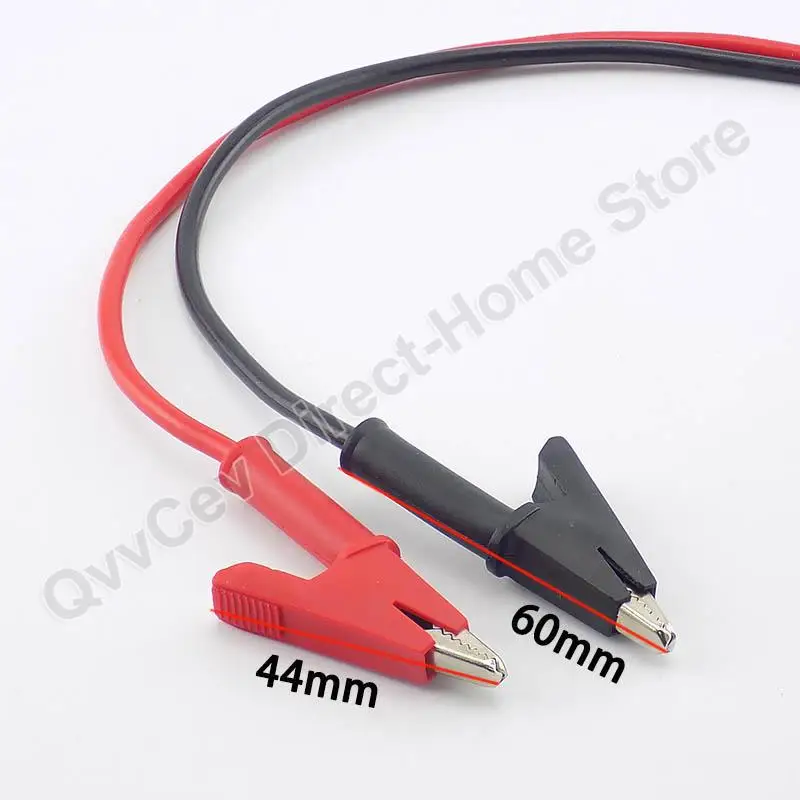 eletrica banana plug jacare crocodilo diy multimetro 4mm 1m 15a 02