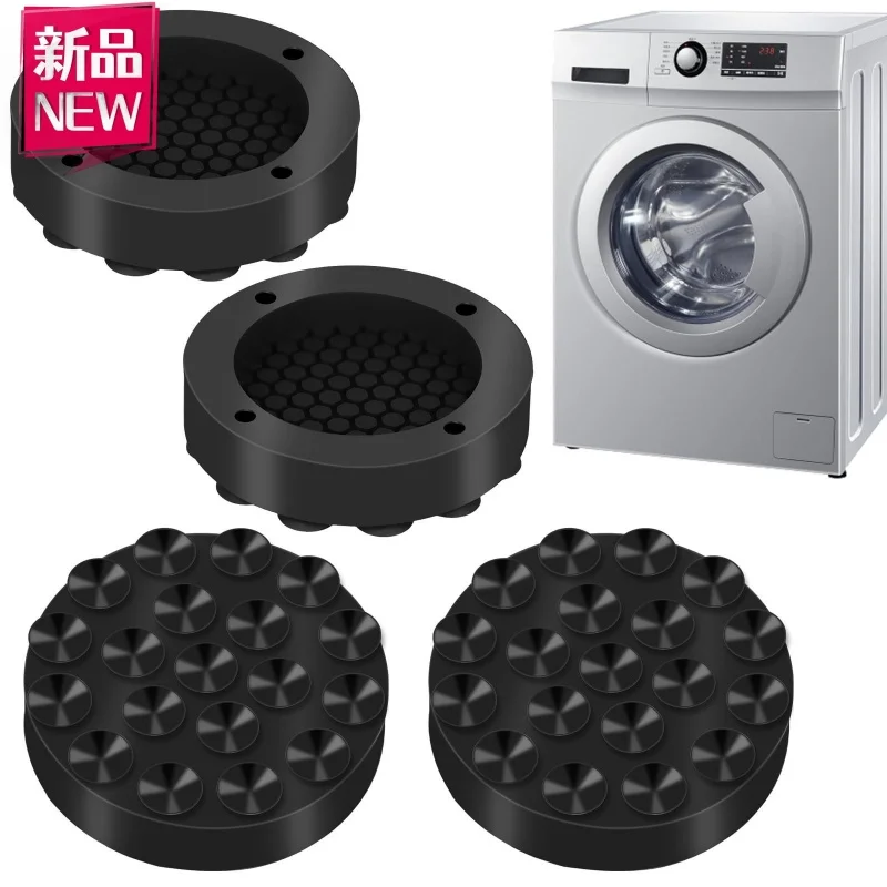 Anti Vibration Feet Pads for Washing Machine Leg Silent Non-slip Heighten Universal Furniture Noise-reducing Mat 4Pcs