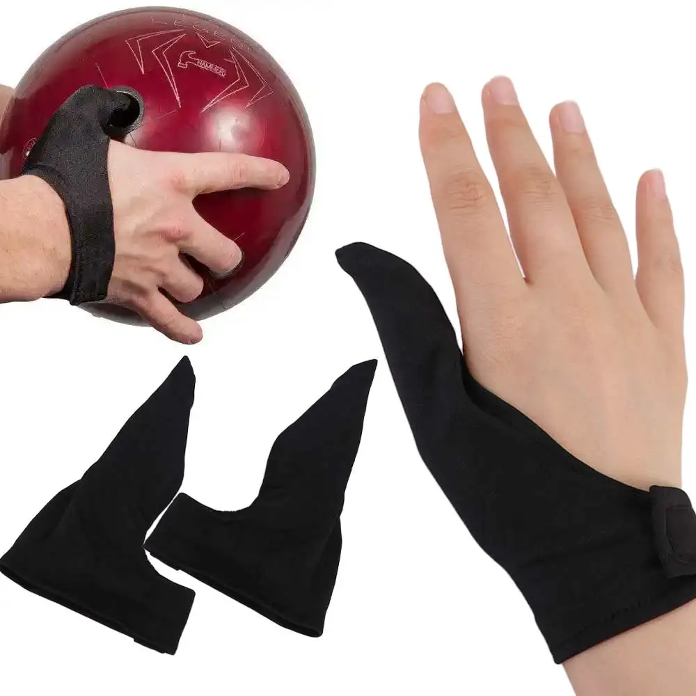 Guanti da Bowling Regolabili Antiscivolo Traspiranti con Stabilizzatore Elastico per il Pollice - immagine 2