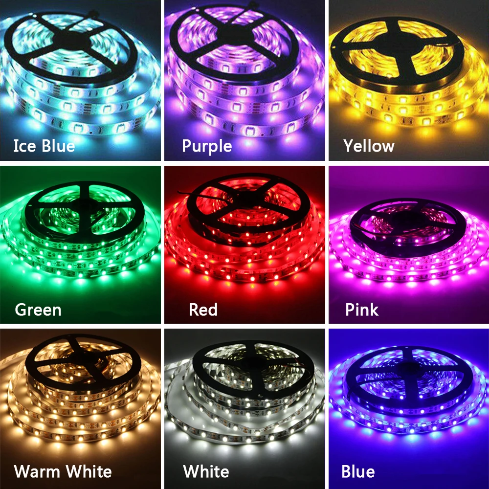 Battery-Powered Waterproof LED Strip Light - Flexible and Durable Illumination Tape