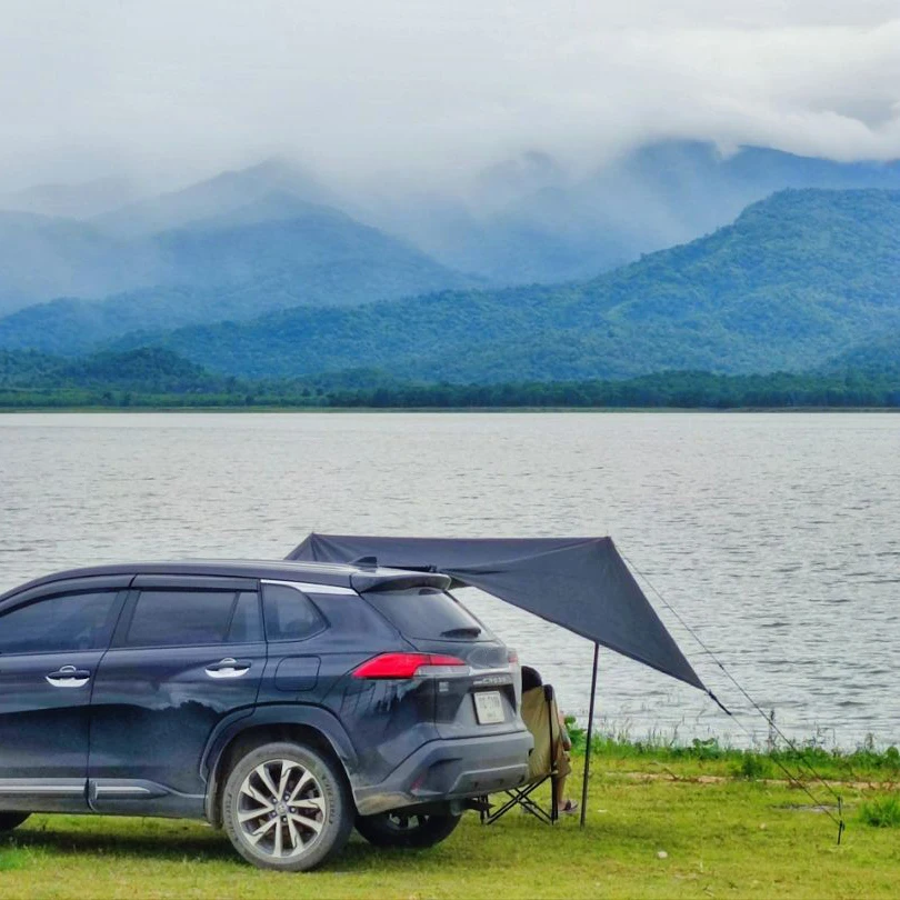 Bat shape car awning 5