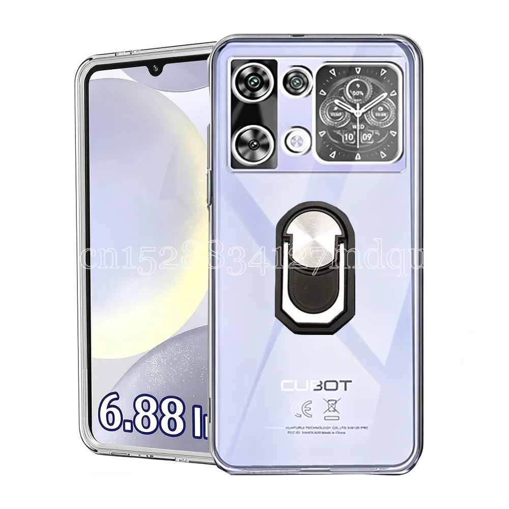 Shockproof Soft TPU Kickstand Ring Holder Case