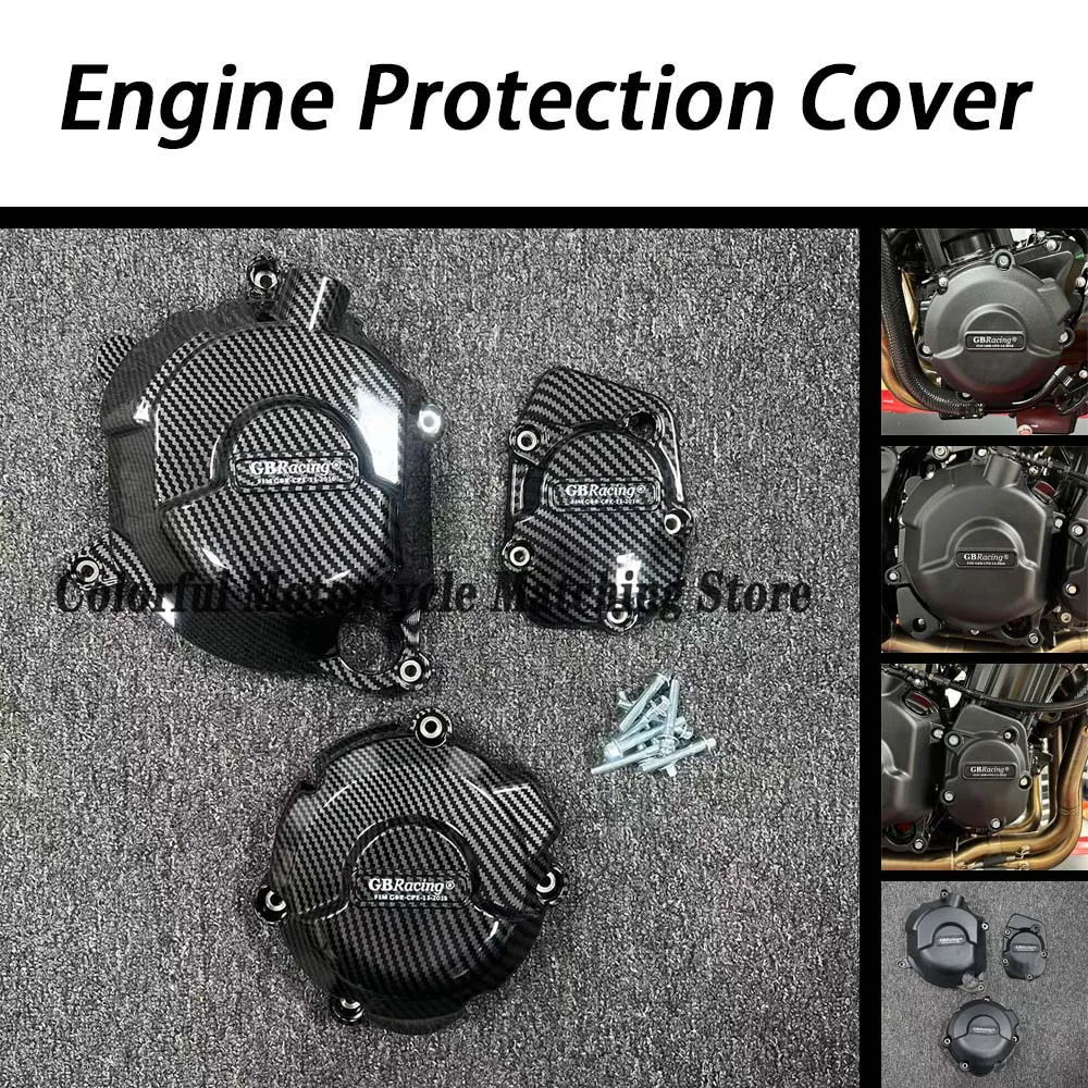 

Детали для мотоциклов Kawasaki Z900RS 2018-2023 2024 и Z900RS SE 2018 - 2022-2023 2024, крышка двигателя, печать из углеродного волокна
