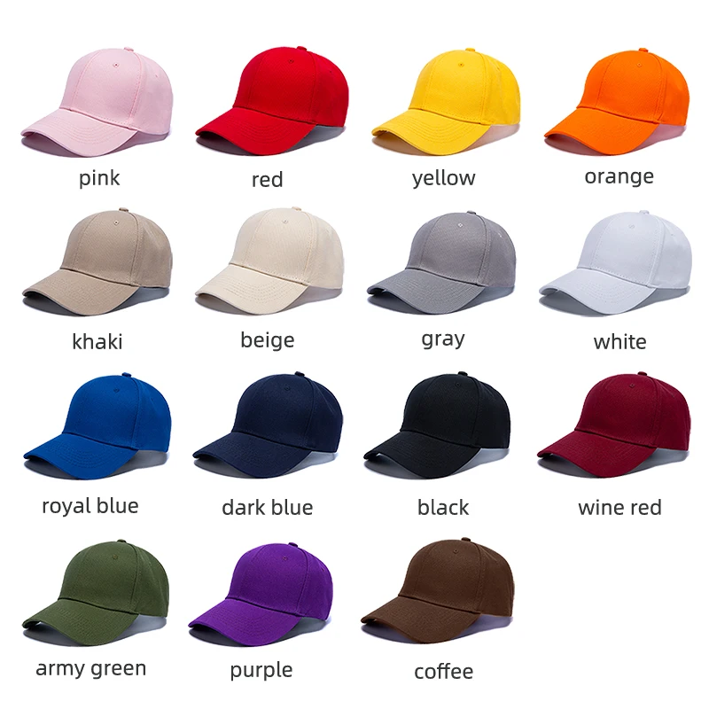 Custom Embroidered Baseball Caps Baseball Caps Baseball Cap Trucker Hat For Men Woman Custom Logo Men's cap Snapback Embroidery Print Text Design
