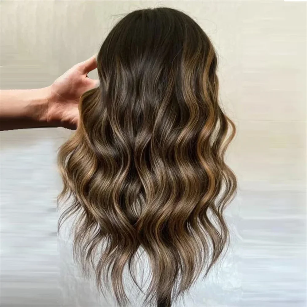 human hair wigs long 26inch 5x5 wave base glueless jewish human hair wig baby hair hd lace european preplucked daily