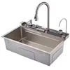 Smart Anti-Scratch Kitchen Sink Multifunctional Digital Display SUS 304 Big Kitchen Sink 1