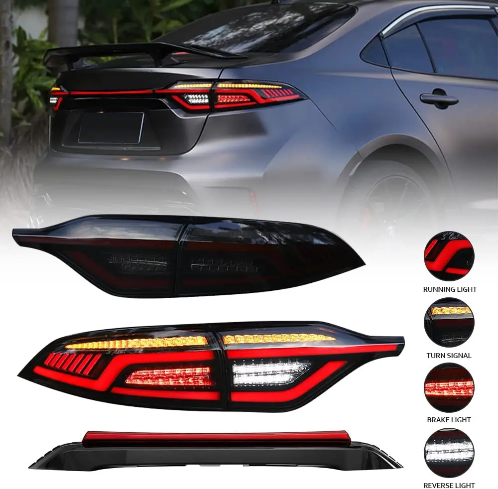 LEDTaillightsAssemblyForToyotaCorolla2020202120222023WithDRL
