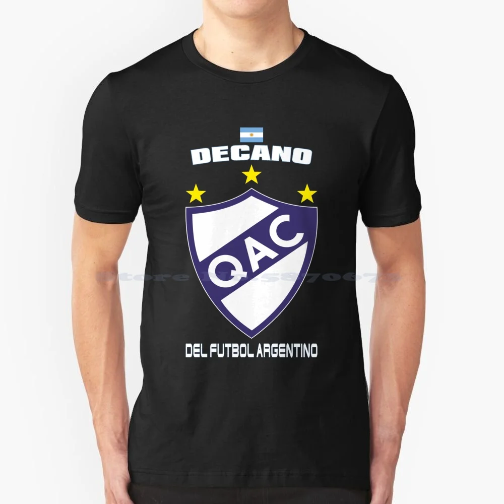 Quilmes Club Argentina T Shirt 100% Cotone Tee Quilmes Athletic Club Quilmes Brewer