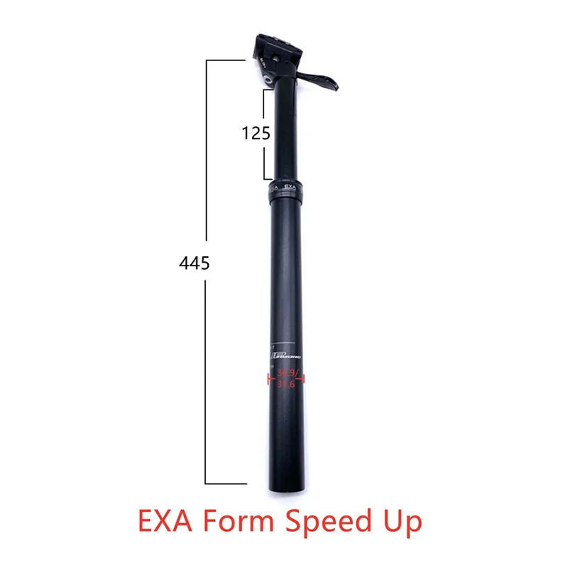 KS EXAForm Speed Up Hydraulic Drop Bicycle Seat Tube MTB Seatpost Adjustable Height 27.2/30.9/31.6mm Hand Control Hydraulic