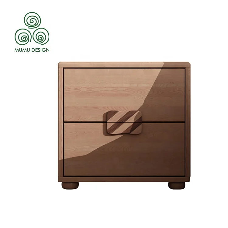 Furniture Children Bedside Drawers Luxury Modern Antique Style Smart Nordic Wooden Nightstand