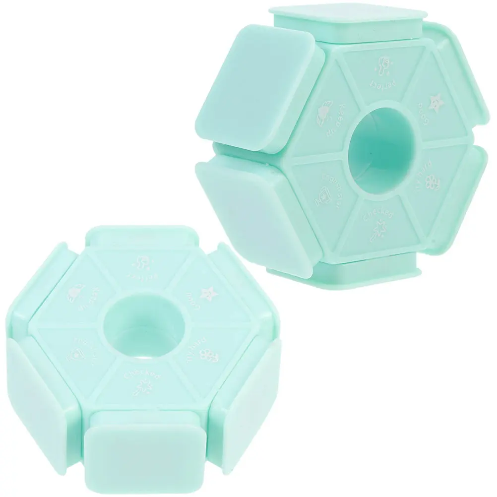 2Pcs 스탬프 고급형 코멘트 장 DIY 교실 용품 교사 스크랩북 학생 격려 노트 공예
