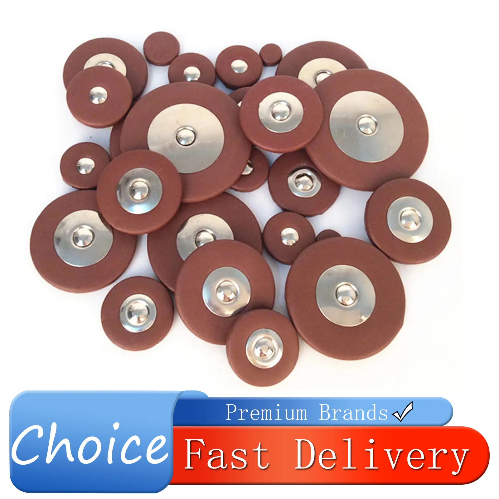 Saxophone Pads Tenor Alto Soprano Sax Button Leather Woodwind Musical Instrument Accessories Universal Parts