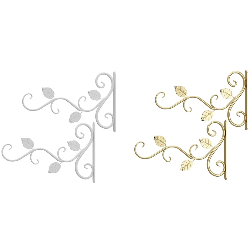 

LBER 2 Pieces Of Hanging Plant Stand 12-Inch Flower Pot Hooks For Hanging Flower Pots And Bird Feeders
