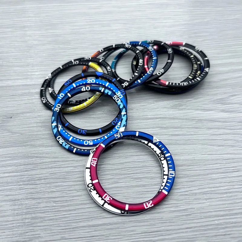 Premium Resin Metal Watch Bezel Insert
