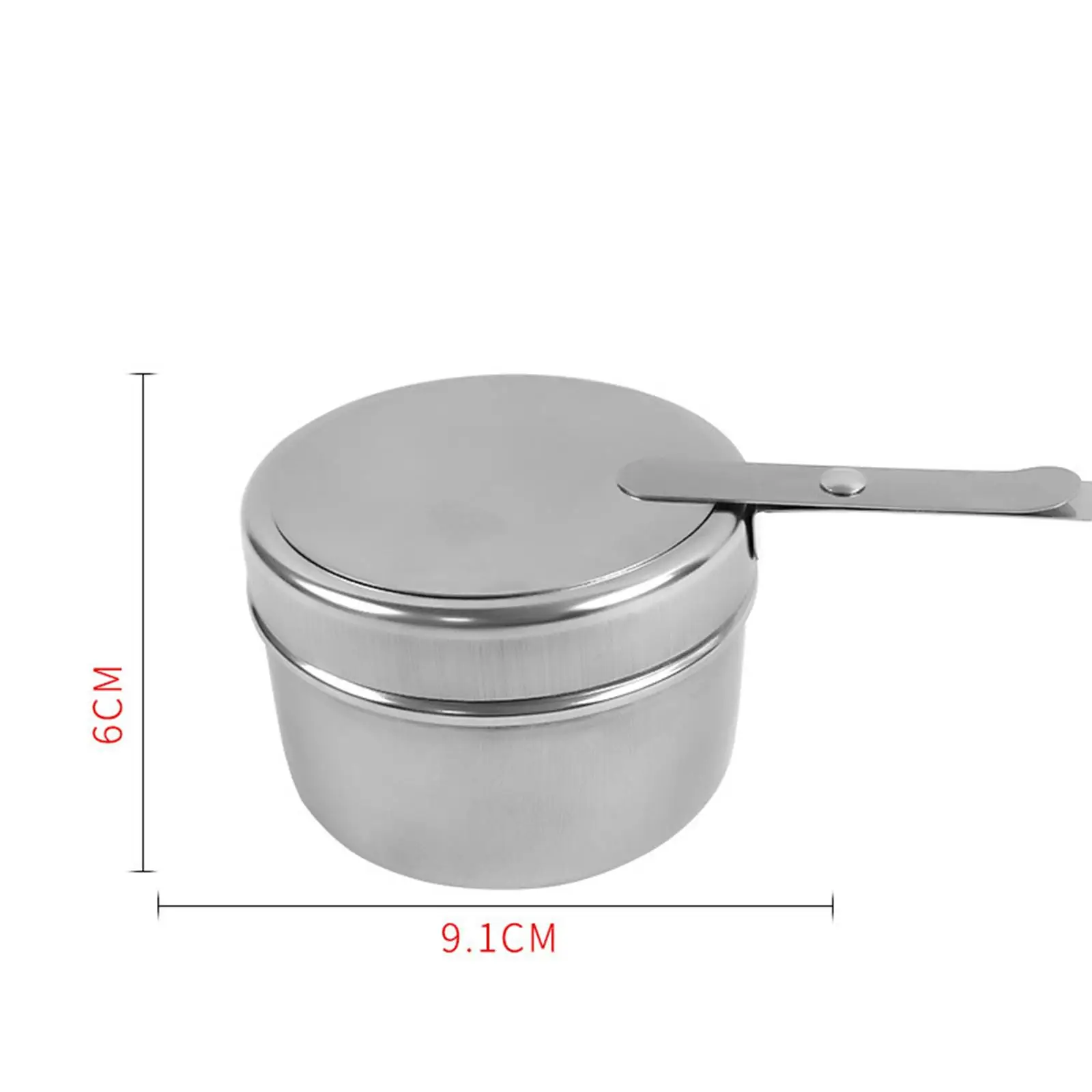 Stainless Steel Fuel Holder Catering Warmer Set with Lid Portable Chafing Fuel Holders for Dormitory Hotel Household Outdoor