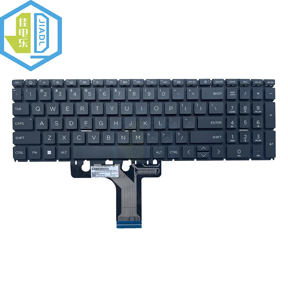 米国 RU FR SP ノートブックキーボード HP 15-FC 15-FC000 15Z-FC 15