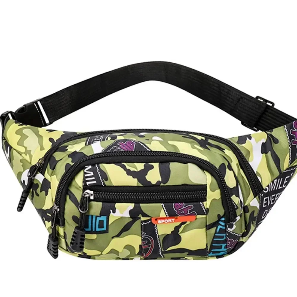 Marsupio Mimetico Uomo Donna Bambino: Impermeabile 30x13cm Con Tasca Per Cellulare Da Sport E Trekking