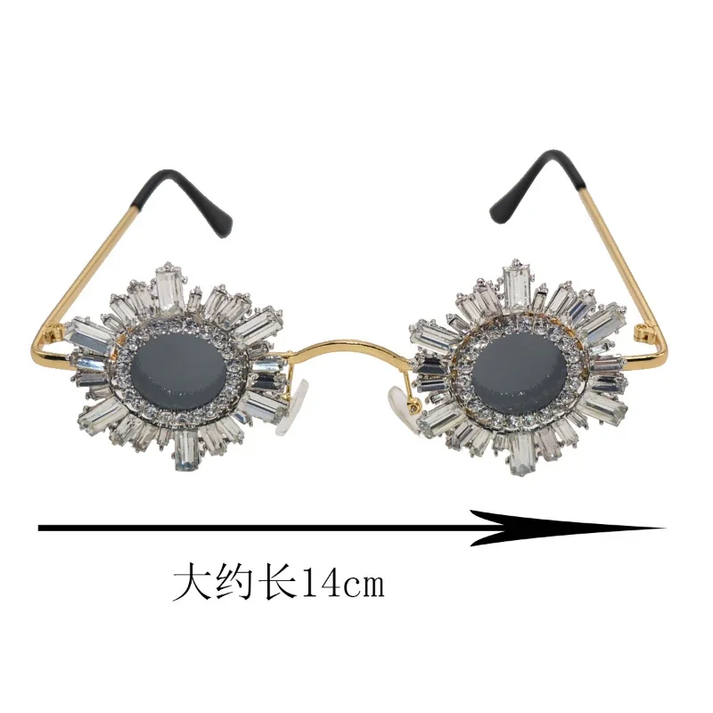 Baroque Square Sunglasses Children Crystals Sexy Girls Sun Glasses Rhinestone Child Shades for Party Oculos De Sol Feminino