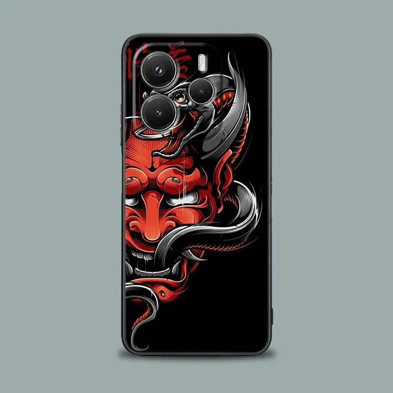 Japanese Art Samurai Ninja Soft Phone Case Cover