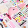 Nail Kit for Beginners Full Acrylic Manicure Kit with Drill and UV Light Nail Extension DIY Complete Starter Kit 3