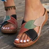 Women's Sandals Comfortable Wedges Heels Sandals Summer 2025 Shoes Woman Heeled Slippers Women Summer Footwear Chaussures Femme