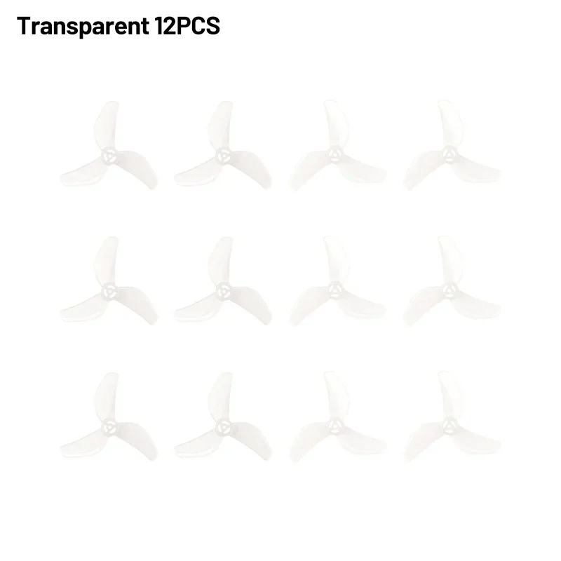 Hélices Gemfan 1207 31mm 3 pales pour micro drone course