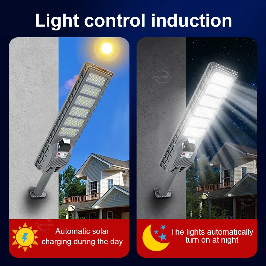 2024 New 30000LM Super Bright Solar Outdoor Lights IPX65 Solar Light for Outdoor With Motion Sensor Solar Powered Lamp Led Solar 4