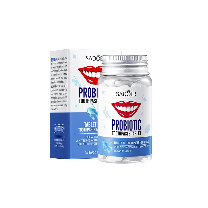 Teeth Whitening Product Probiotic Solid Toothpaste Breath Freshener To Remove Bad Breath Oral Anti-moth Solid Teeth Removes Yellow and Cleans Teeth