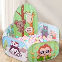 1.2M Cartoon Baby Pools Ball Pit Baby Pool Children's Pool Balls Playground Polka Dot Pools Child Playground Baby Balls Pool 1