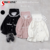 Japanese Style Sweet Lace Furry Jacket Ladies 2023 Winter New Warm Cute Sailor Collar Long Sleeve Mid-Length Coats for Women