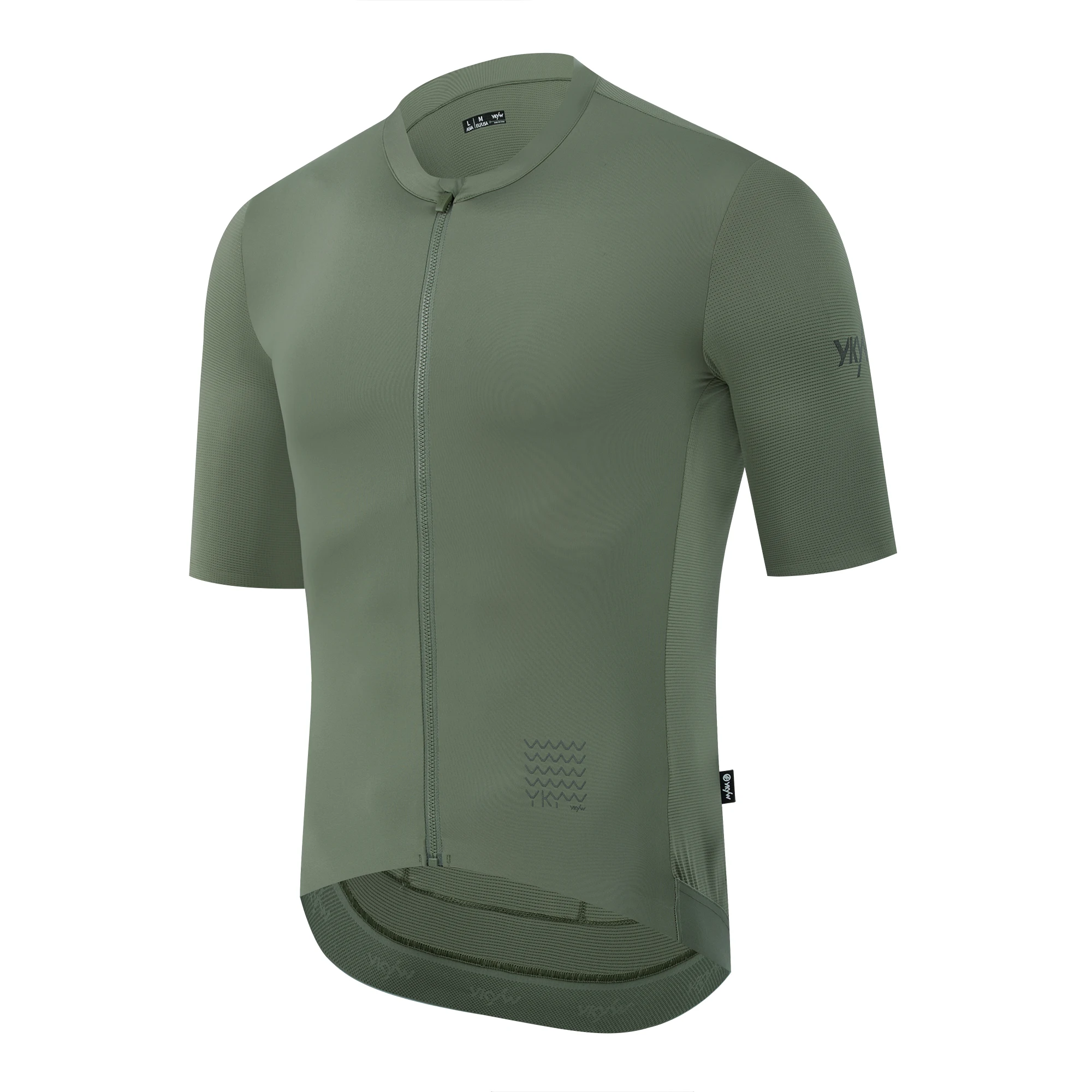YKYW UPF50+ Herren-Kurzarm-Radtrikot, YKK-Reißverschluss, Sommer-Pro-Fahrrad-enges Hemd, leicht, 2025, Rennrad-Tops, Maillot – Detail 24